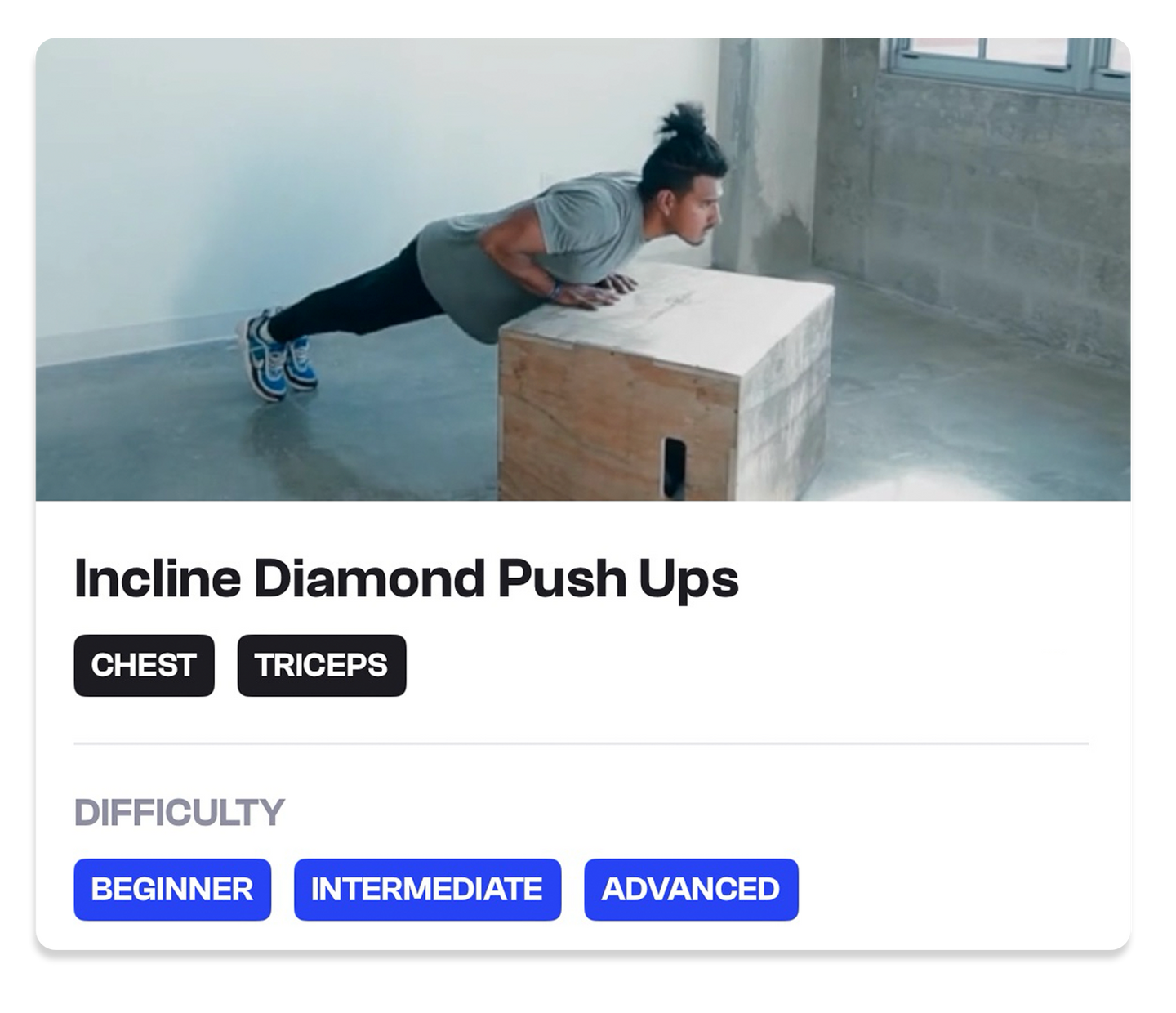 Incline Diamond Pushups 1c