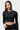 Thenx Cropped Long Sleeve Tee - Black 1c