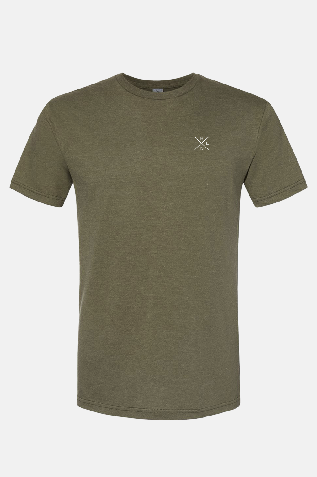 Thenx Heather Olive Tee's (XO Logo) 1c