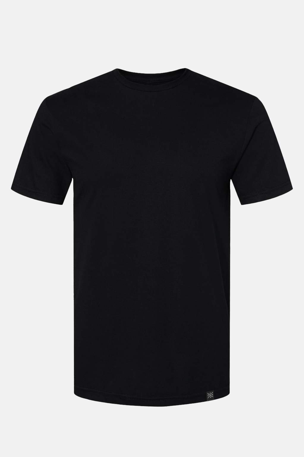 Thenx Plain Viscose Black Tee 1c