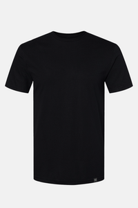 Thenx Plain Viscose Black Tee 1c