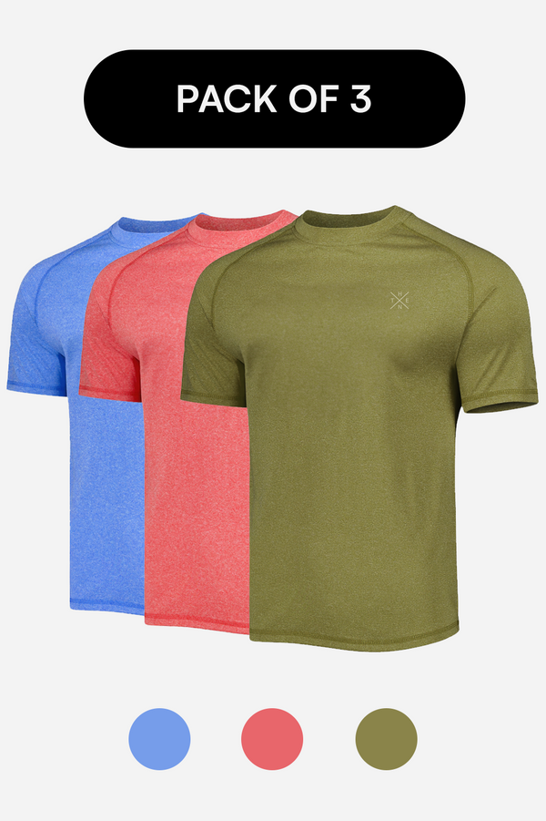 Athletic Tees Bundle - Pack of 3