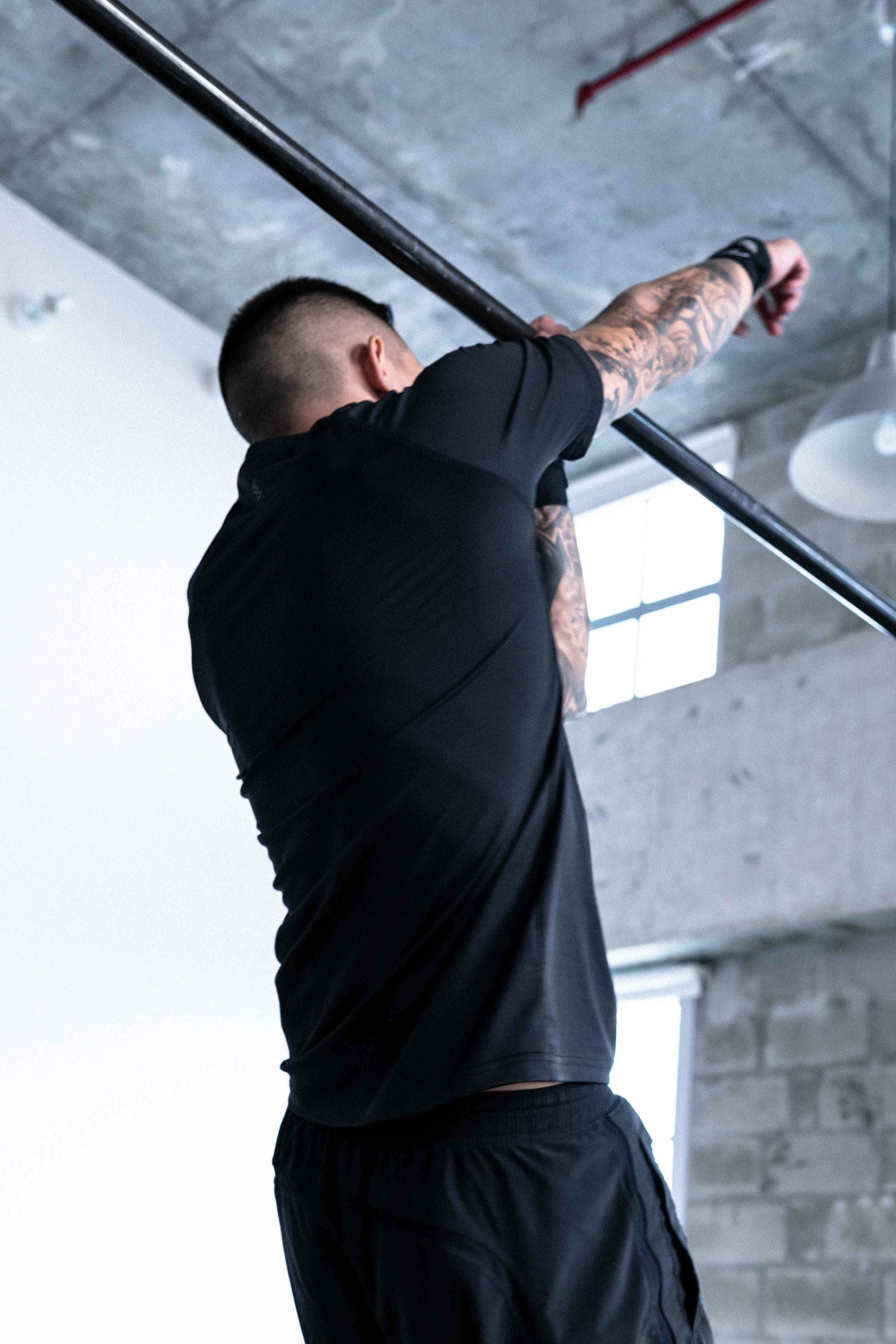 Thenx Premium Athletic Black T-Shirt 3c