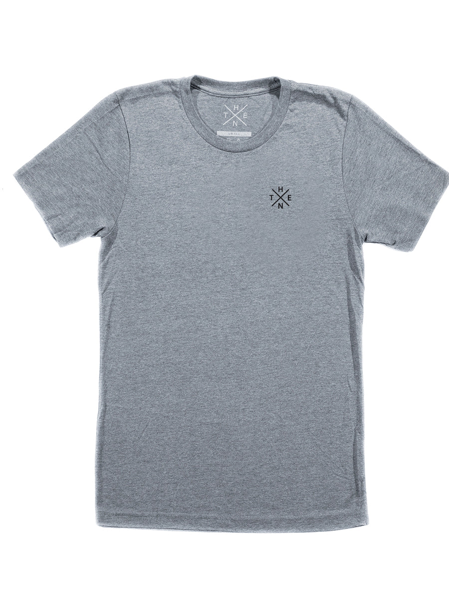 Thenx Kids Tee's (XO Logo) - Heather Grey 1c